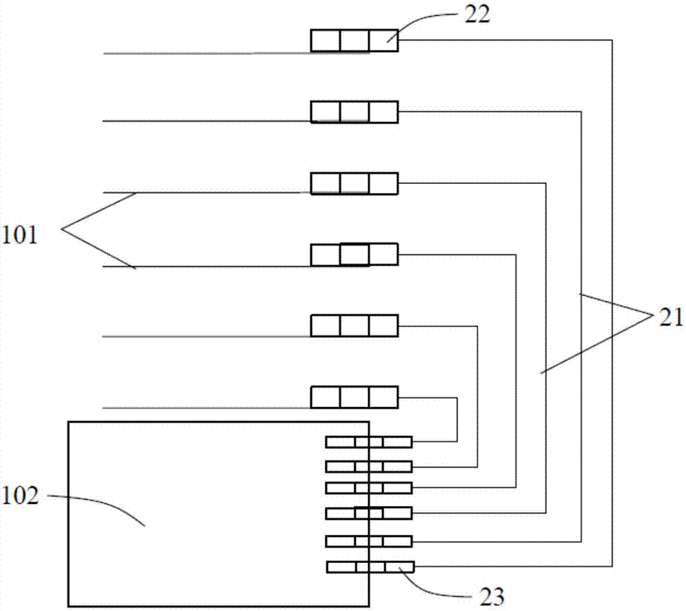 Cable back board system and communication device