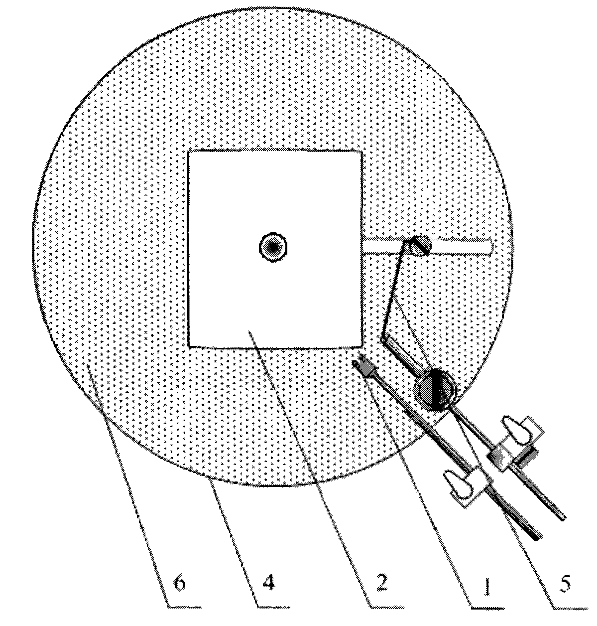 CRT glass bulb hot cracking separation method