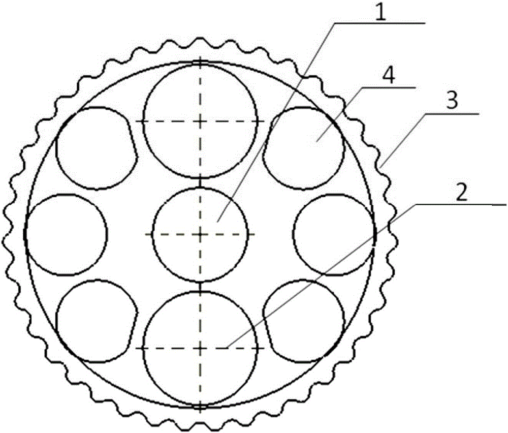 Non-traditional machining method of RV cycloid gear