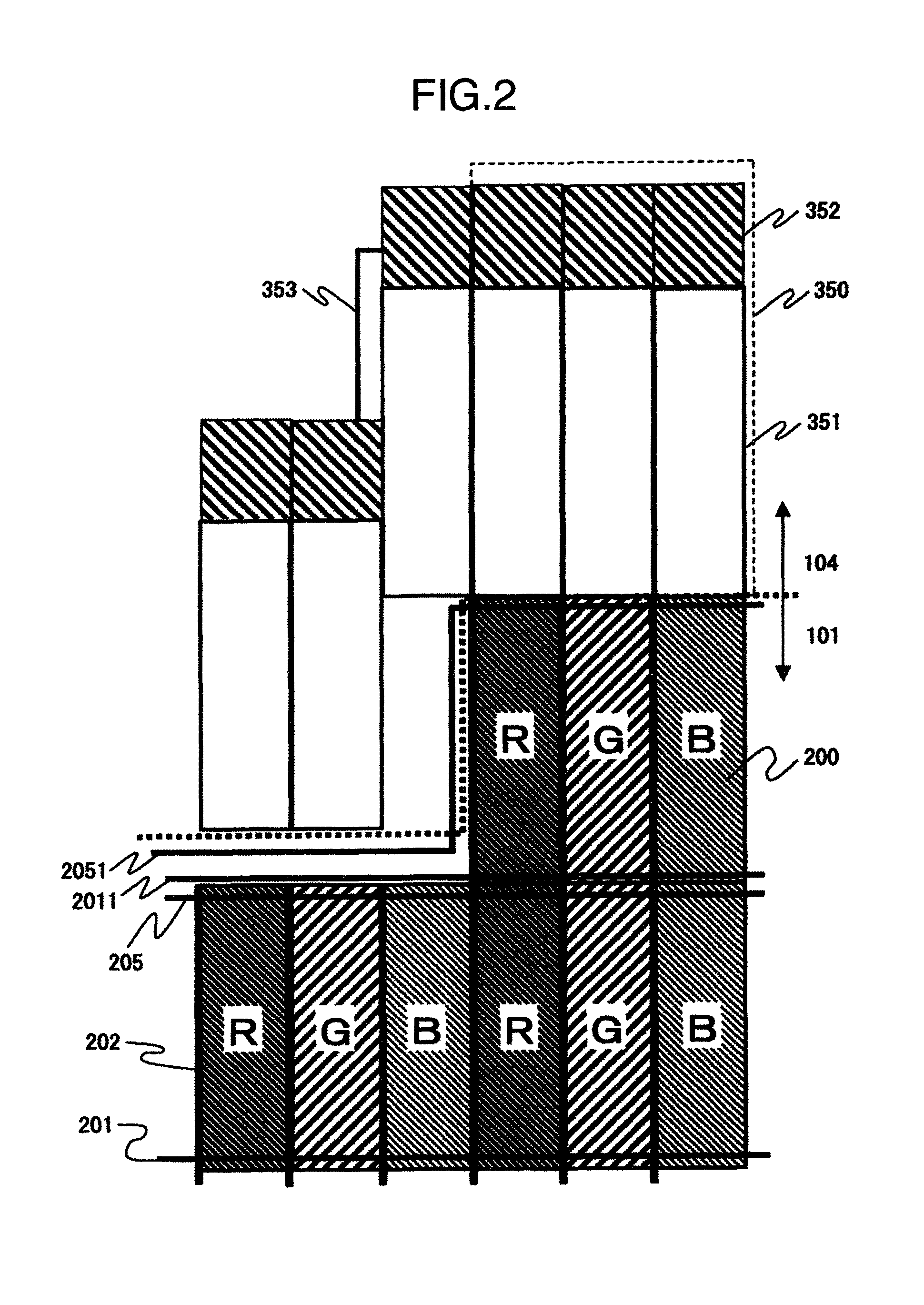 Display device having particular pixels and signal wiring internal circuits