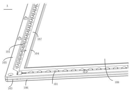 Built-in infrared touch screen