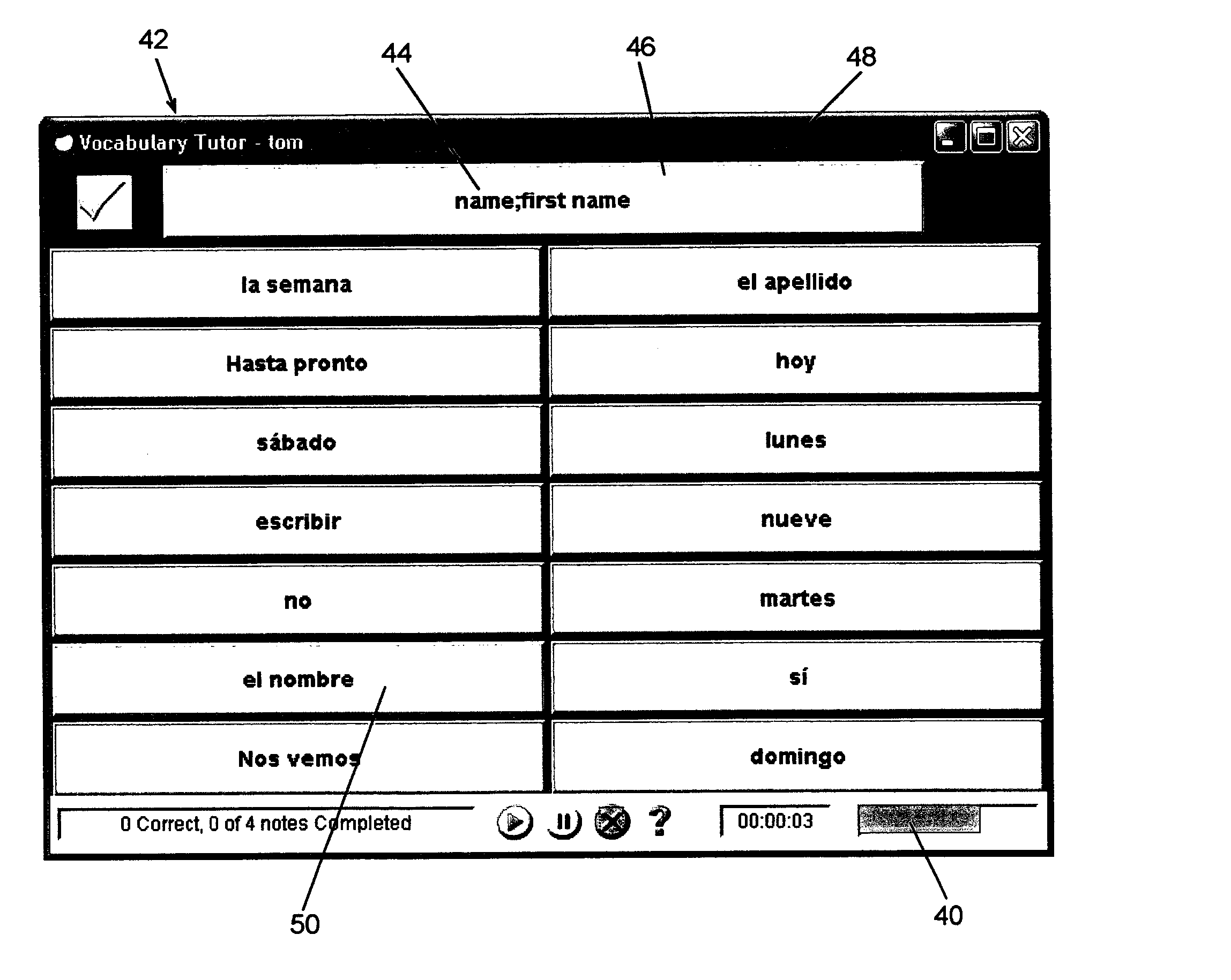 System and method of interactive learning using adaptive notes