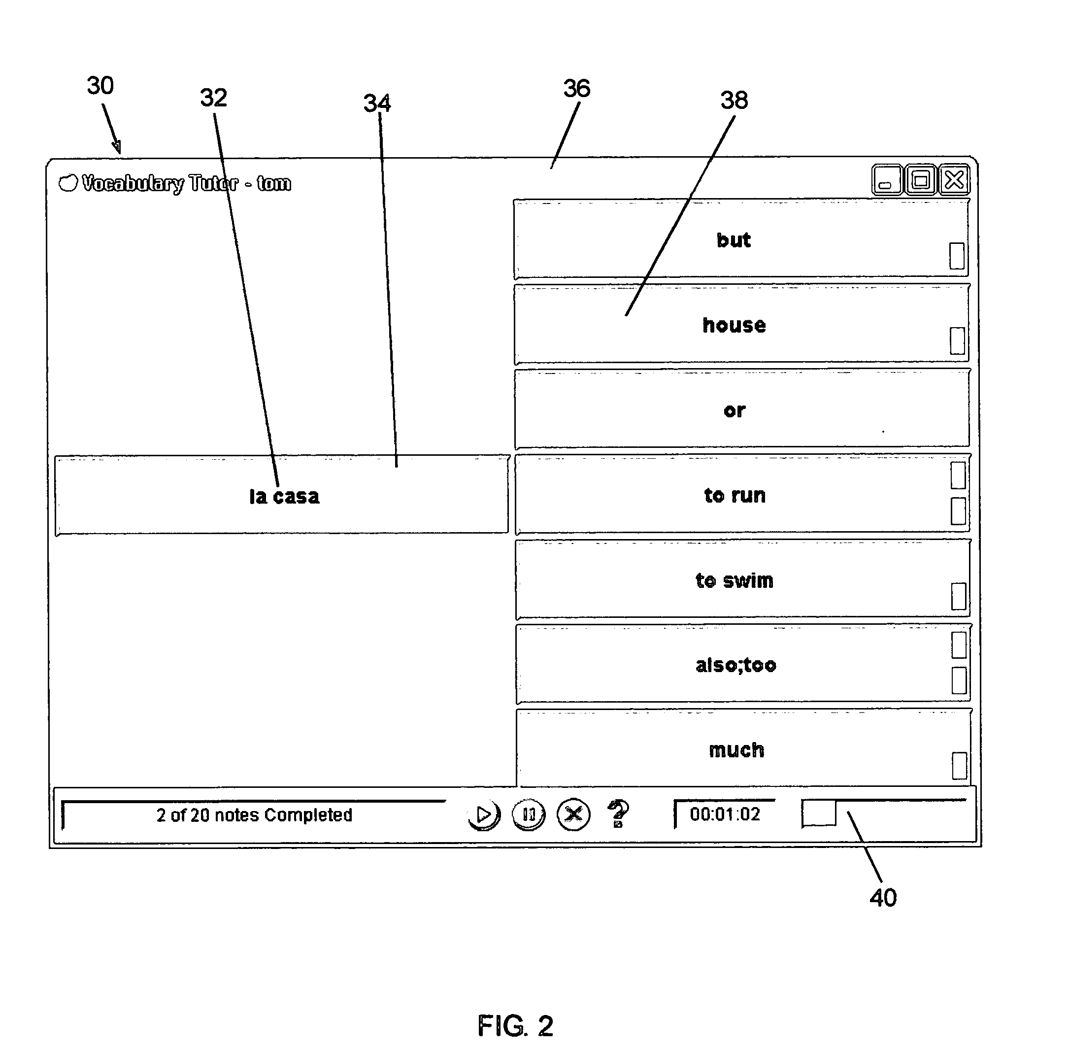 System and method of interactive learning using adaptive notes