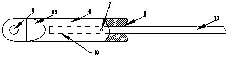 Powder-coated composite material horizontal bar