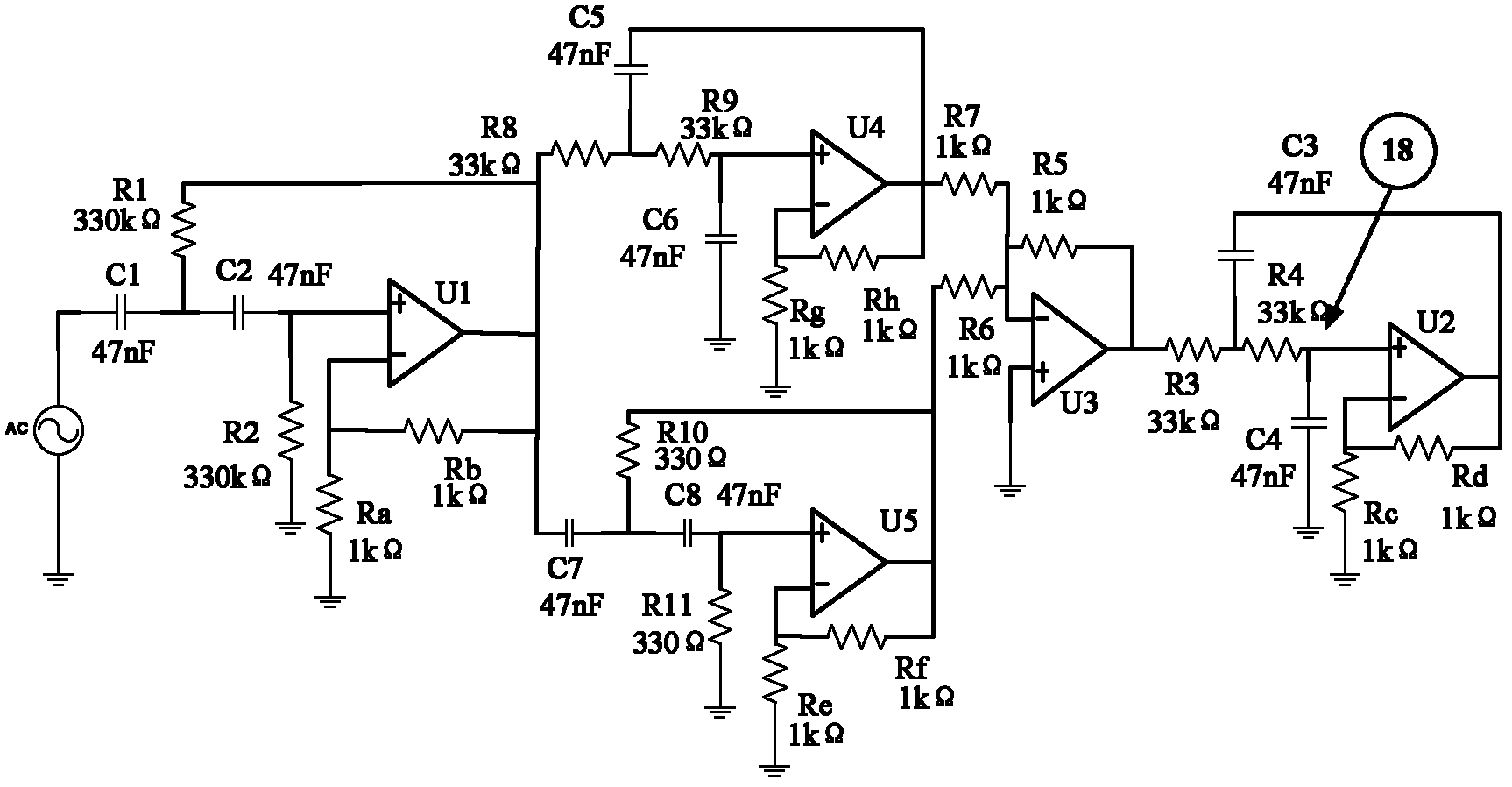 Circuit failure diagnosis method based on node information