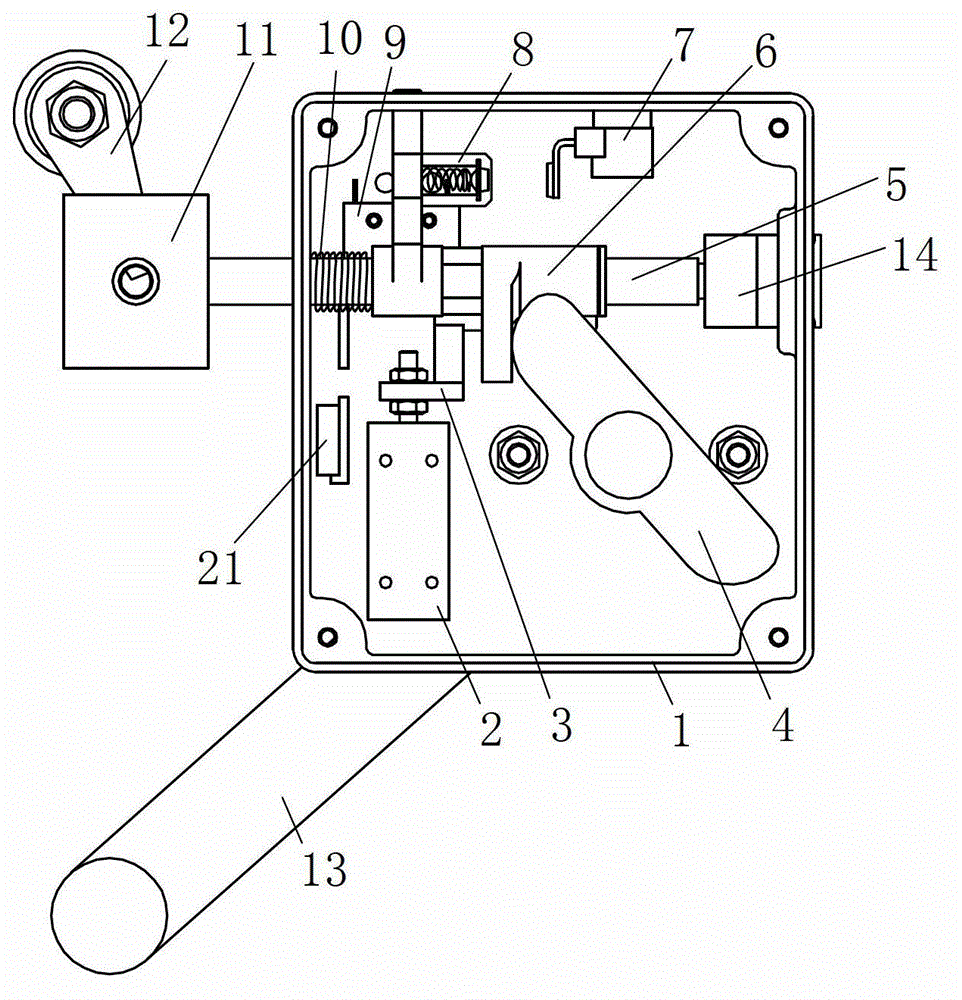 Outward opening door lock for elevator