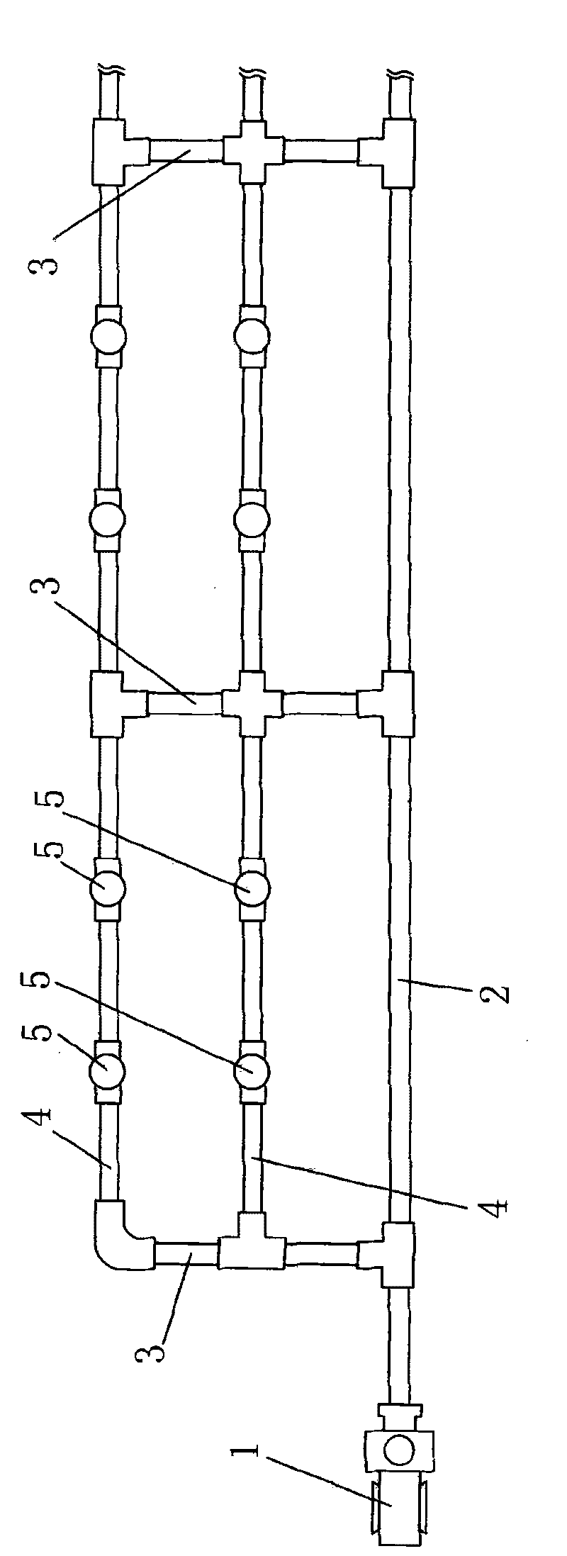 Irrigation system capable of performing both sprinkling irrigation and watering and method for manufacturing same
