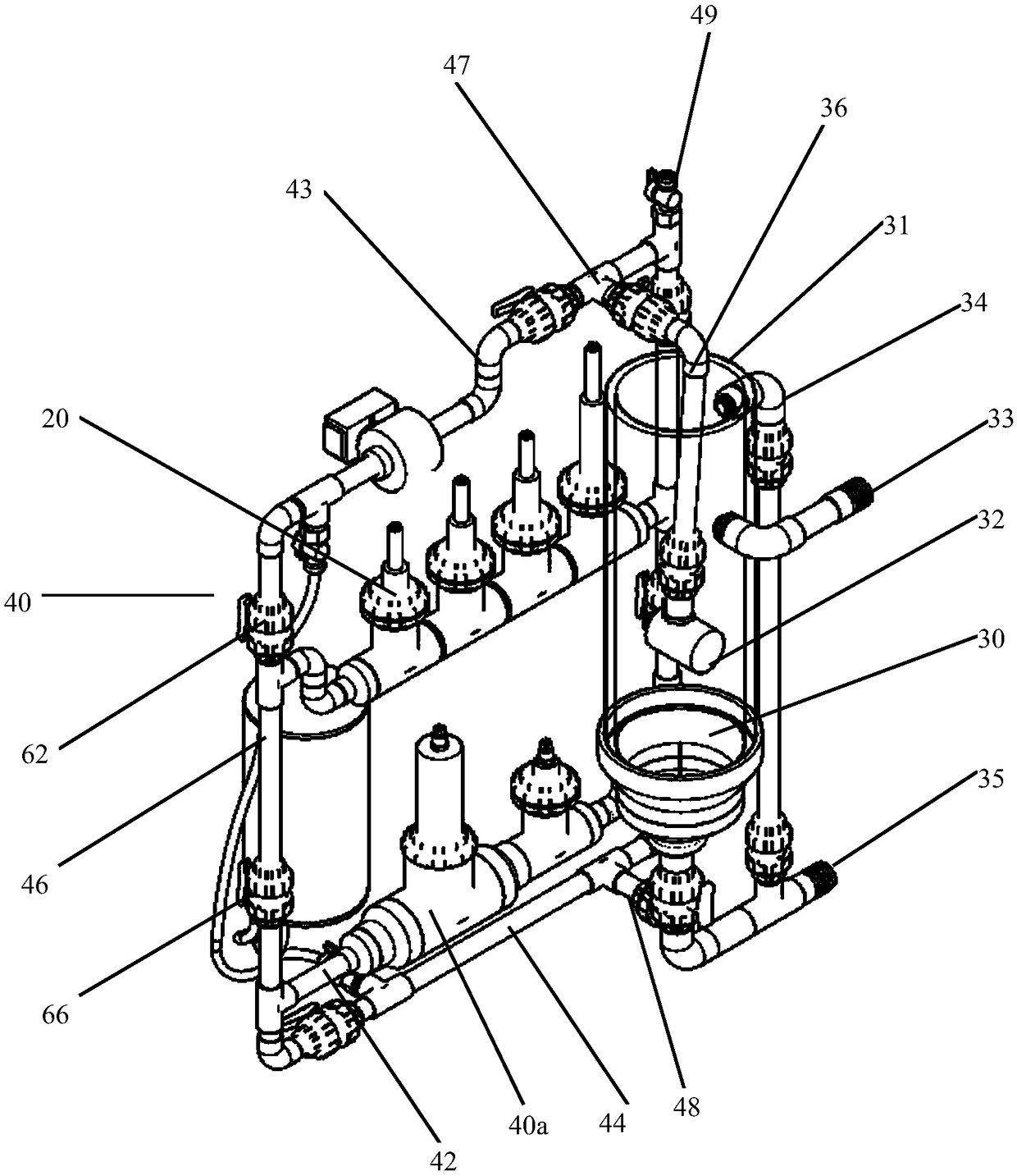 A system for collecting water ecological environment parameters