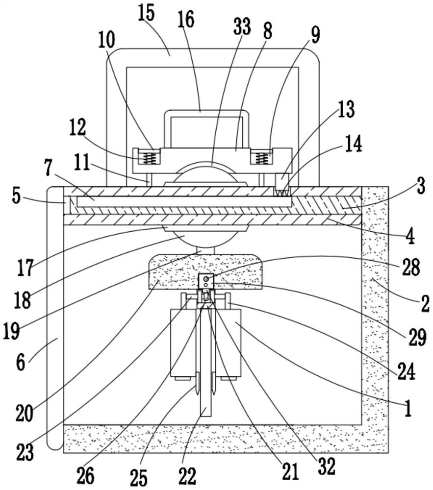 Portable foundation pit and side slope gradient control device and control method