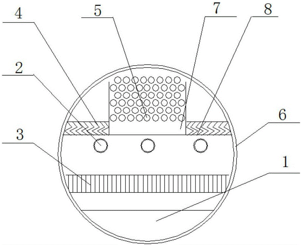 Temperature-difference energy evaporation-condensation integrated desalting tank