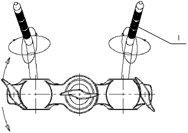 Press-plate-type top support for bass drum