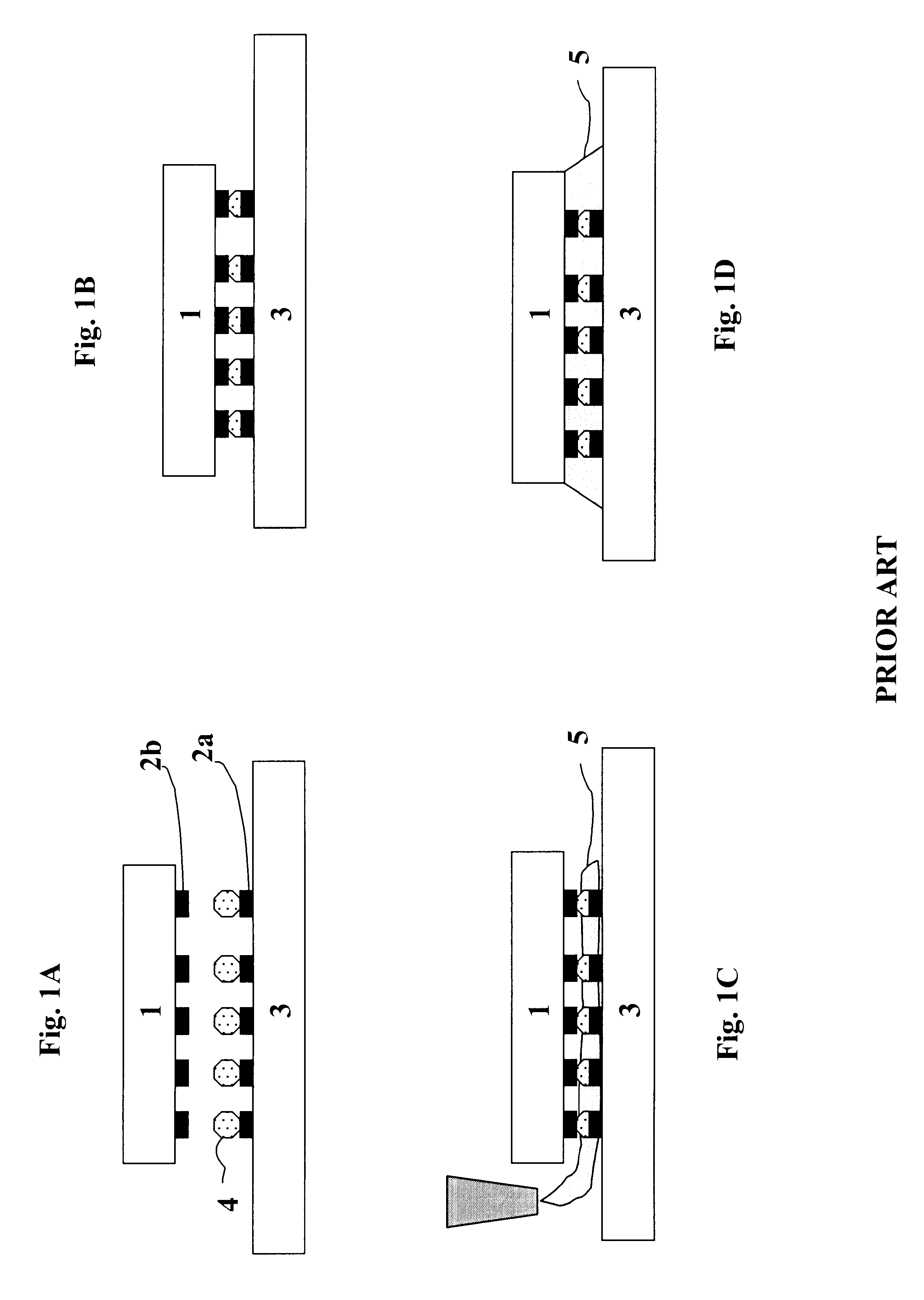 Flip-chip assembly of semiconductor devices using adhesives
