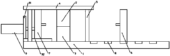 Flange assembling device for hollow composite insulator