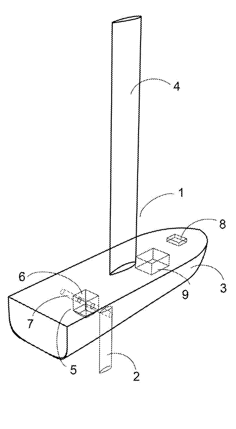 Internally actuated autonomous sailing buoy
