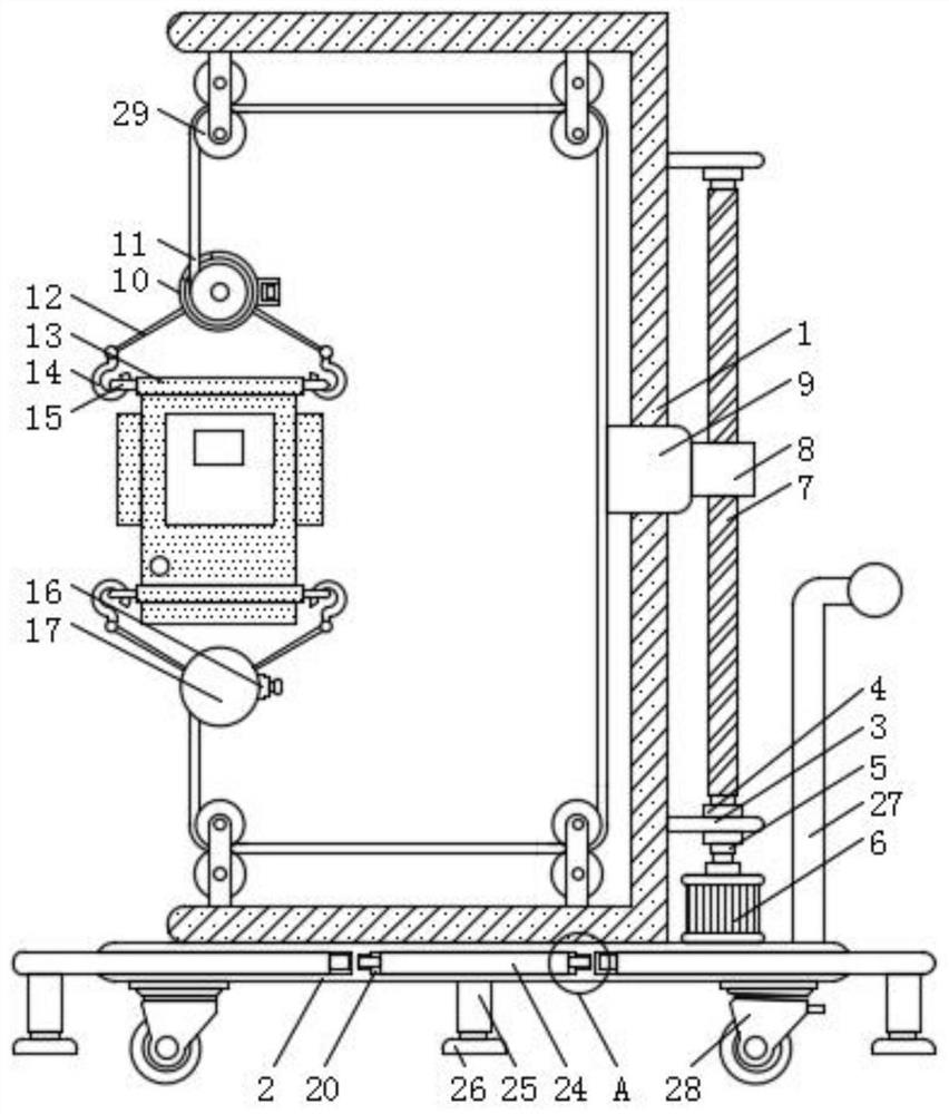 Mounting equipment for transformer and use method thereof