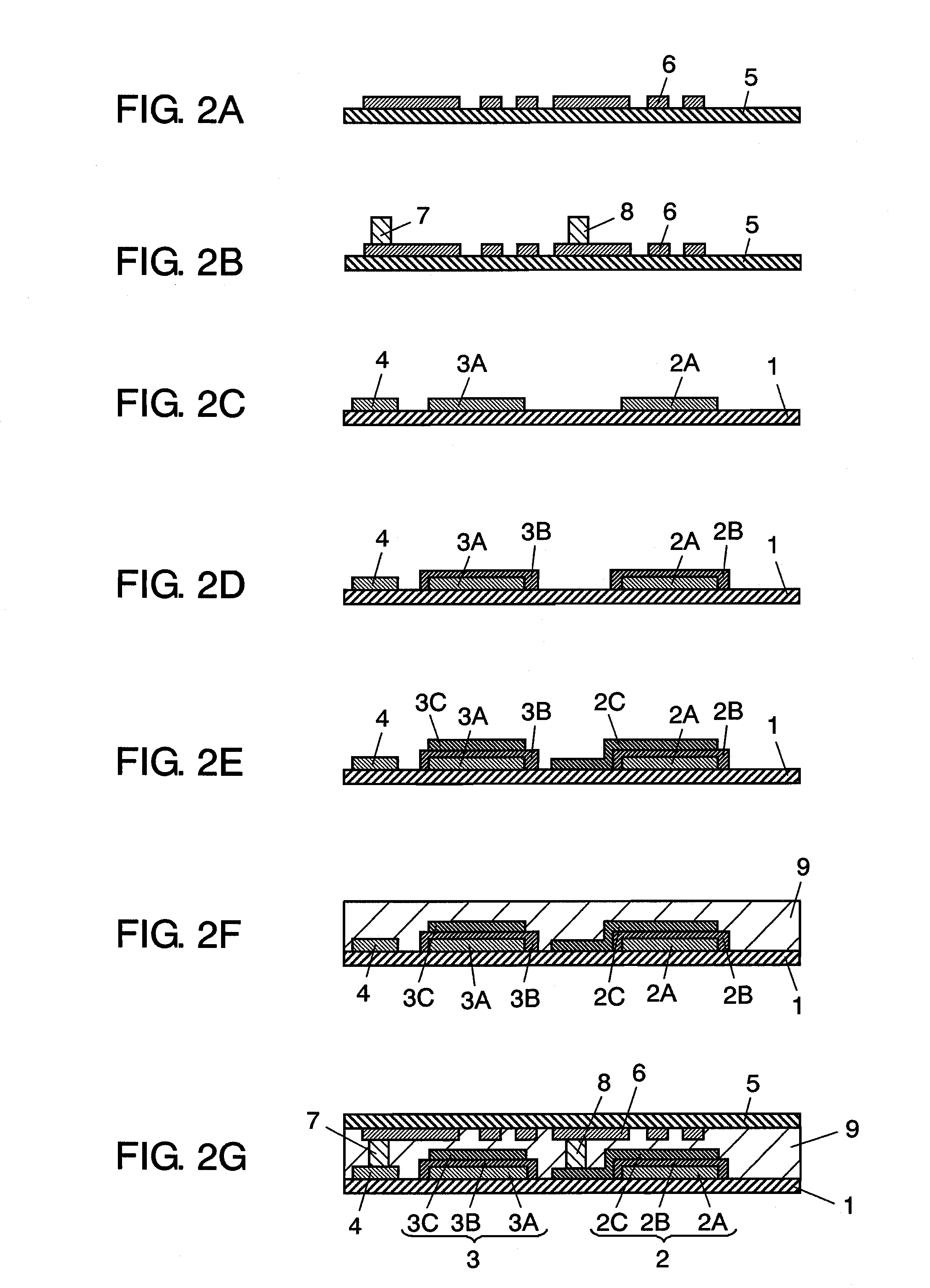 Sheet-like composite electronic component and method for manufacturing same