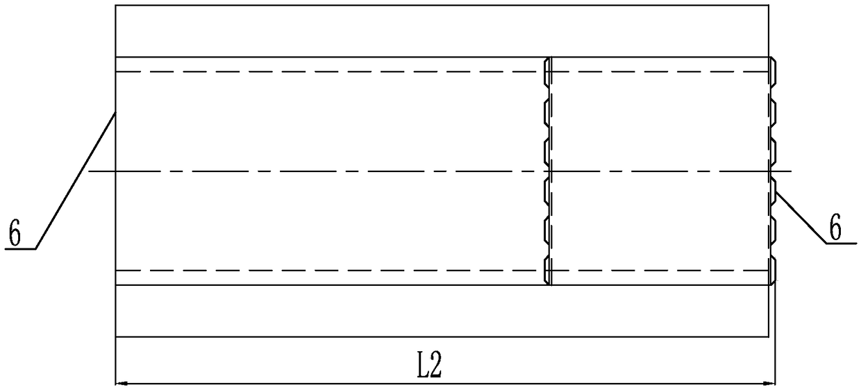 A machining method of trapezoidal threaded hole chuck claw