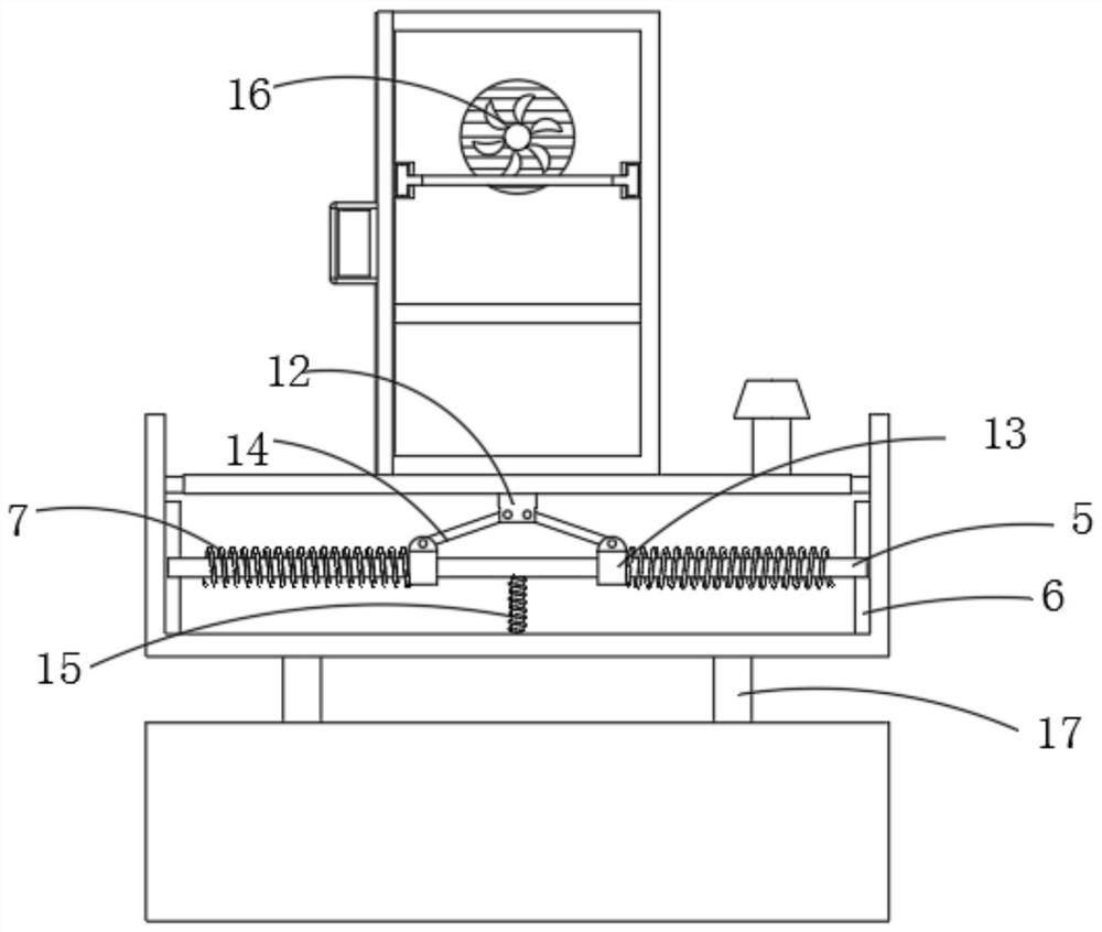 Electric appliance cabinet with shock absorption and noise reduction functions