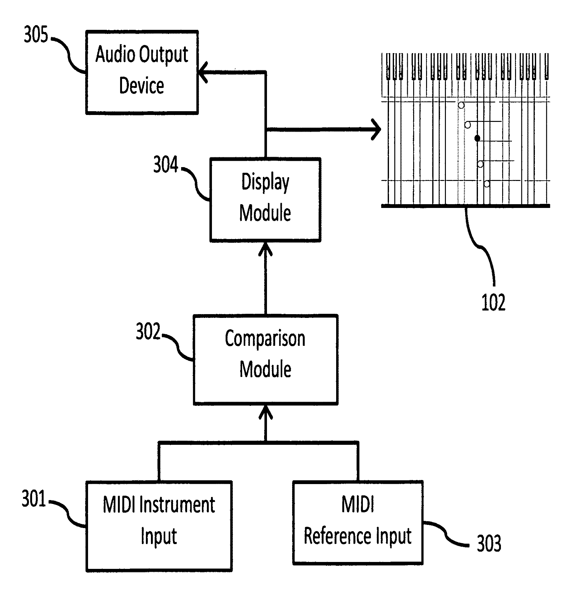 System and method for learning music in a computer game
