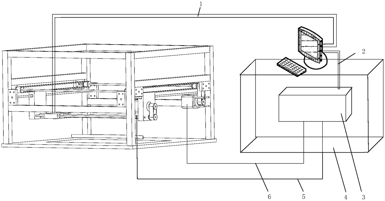 Device and method for detecting curved contour of section of planar bent sheet metal part