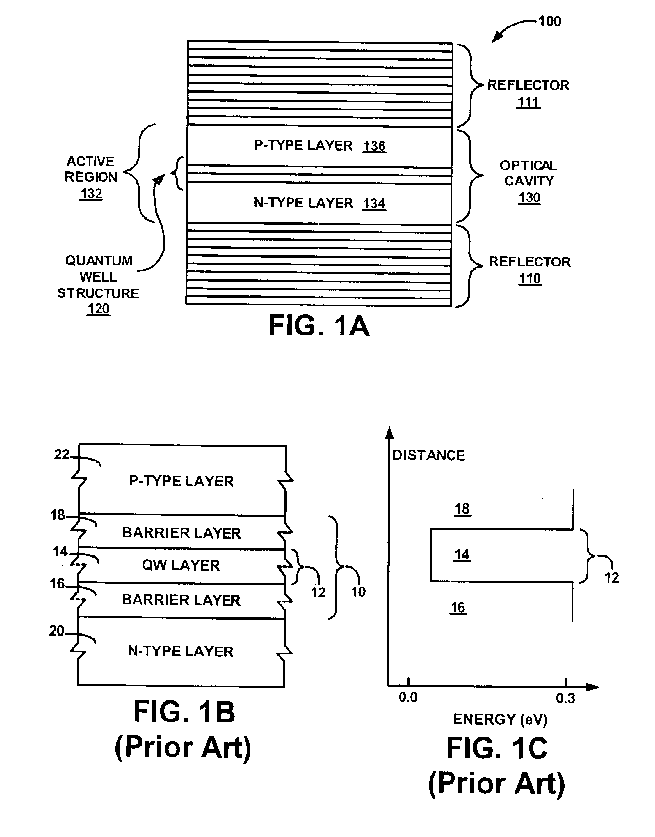 Light-emitting device having element(s) for increasing the effective carrier capture cross-section of quantum wells