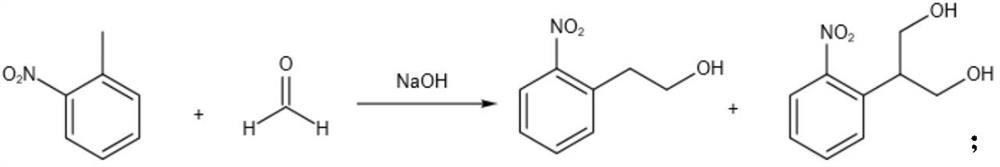 Method for continuously preparing 2-(2-nitrophenyl) ethanol