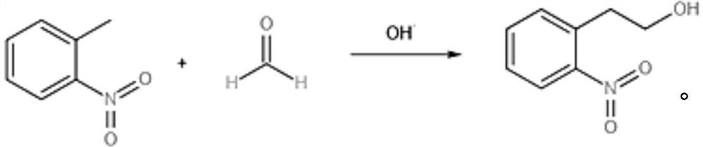 Method for continuously preparing 2-(2-nitrophenyl) ethanol