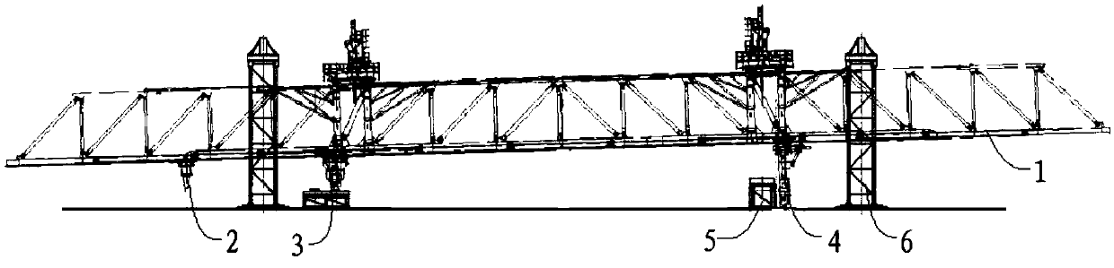 A kind of assembly method of bridge erecting machine
