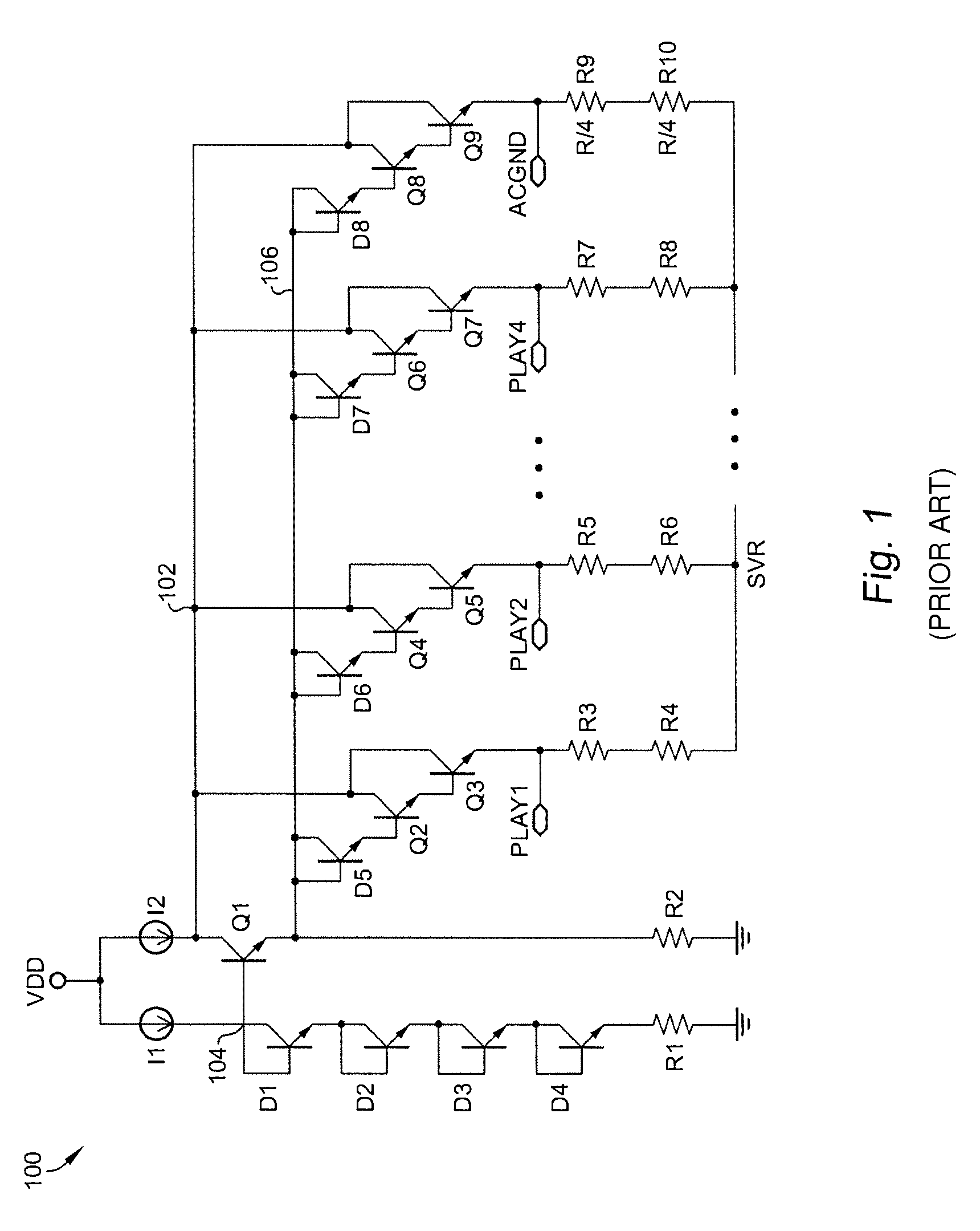 Input clamping structure for sound quality improvement in car-radio class-AB power amplifier design