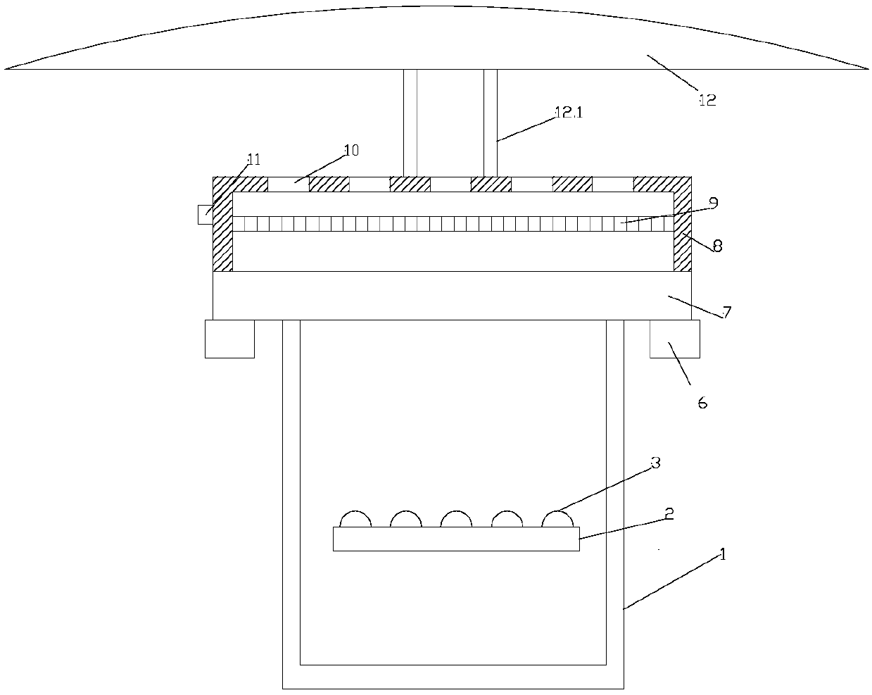 Floor lamp with insecticidal function