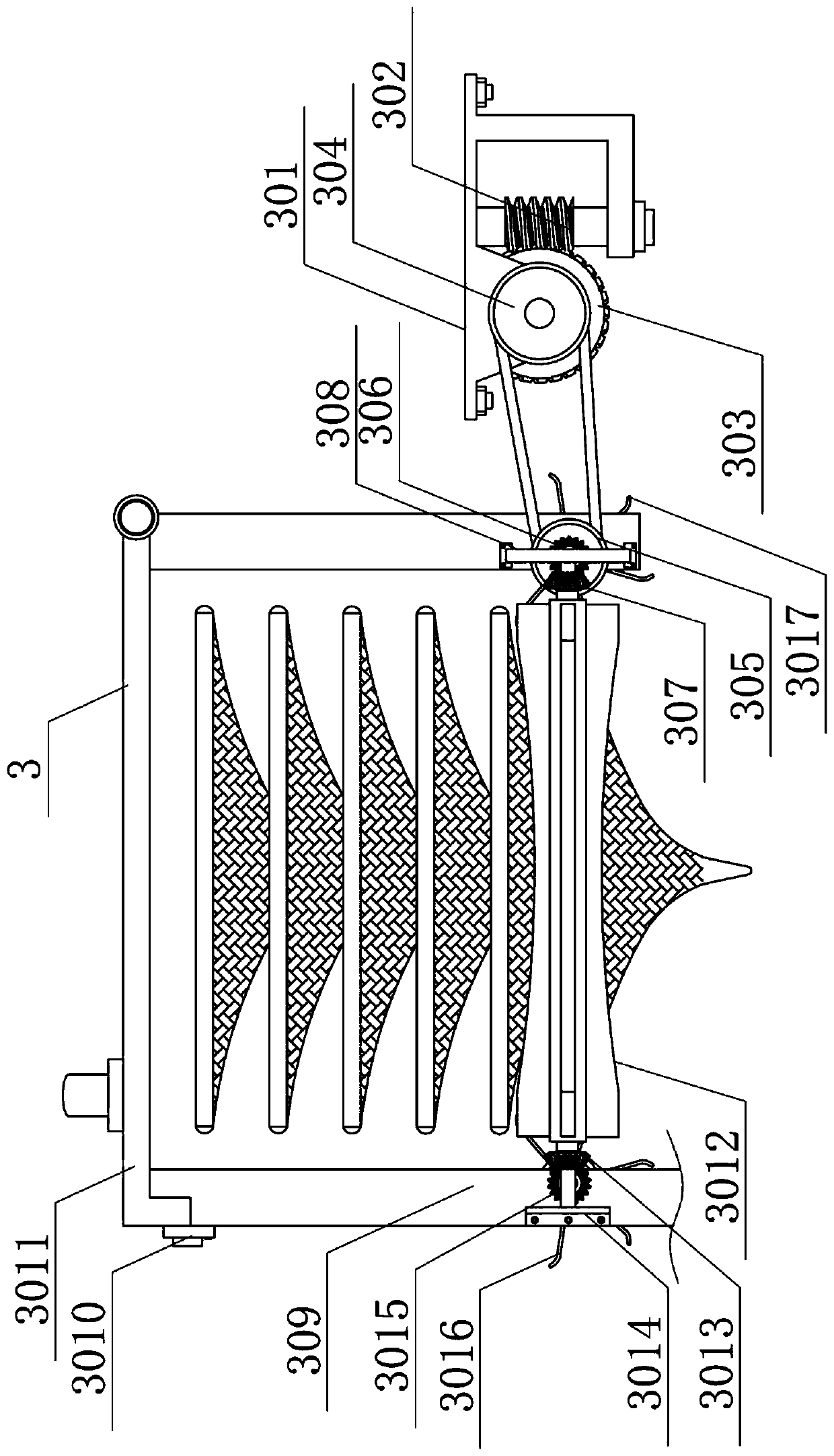 Bamboo product production device