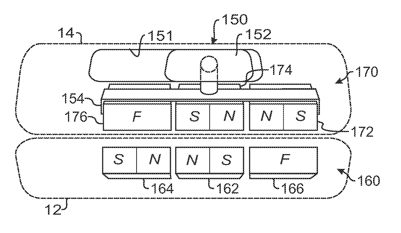 Electronic device and magnetic latching mechanism therefore