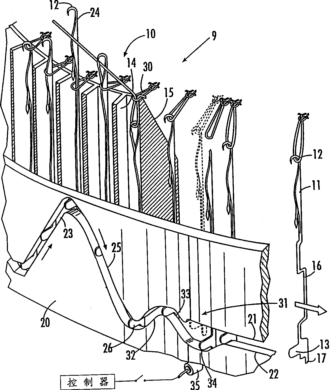 Improved apparatus and method for detecting broken pin hole and loom used together