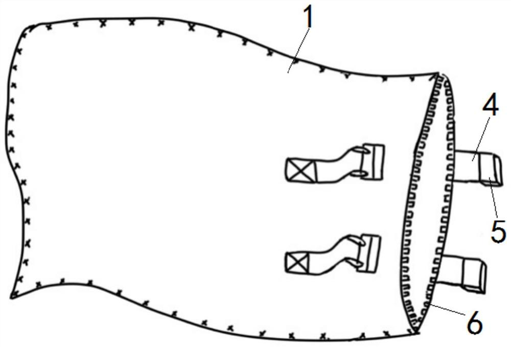 Anti-explosion bag for aviation dining car