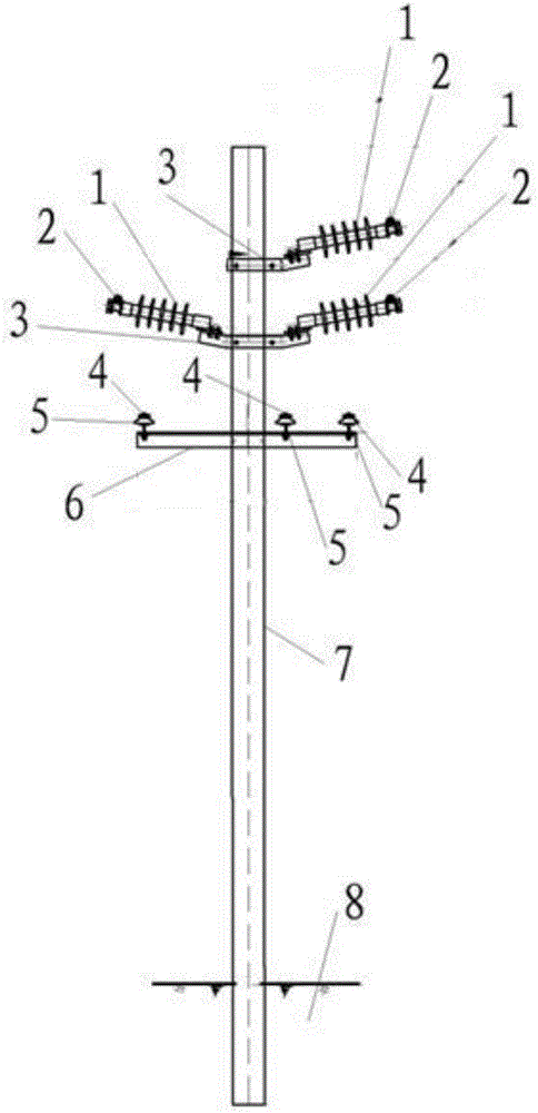 35kv/10kv common-tower distribution line lightning protection device