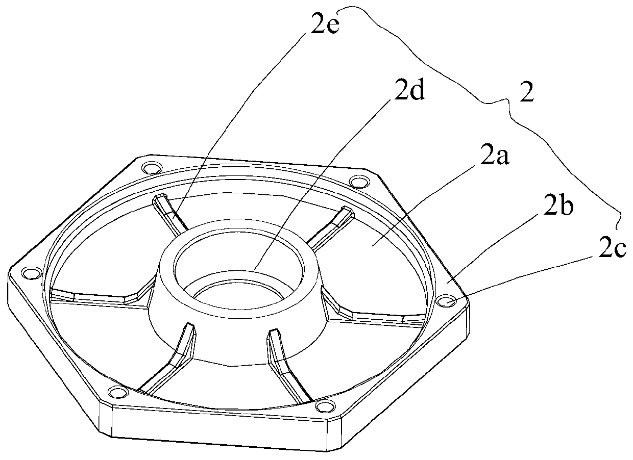 Shell component of permanent magnet motor and permanent magnet motor