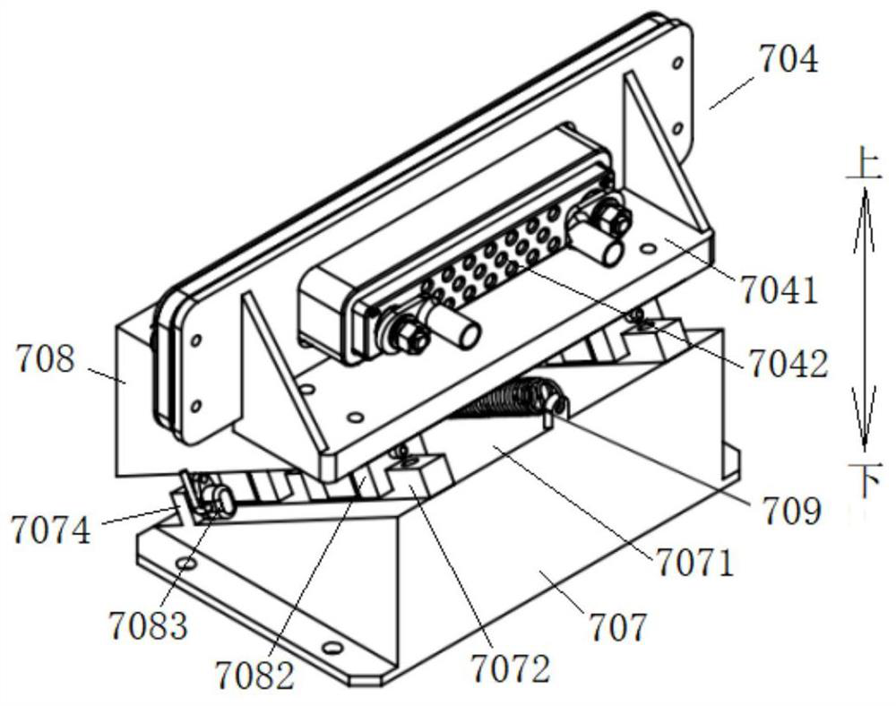 Electric connector plugging mechanism