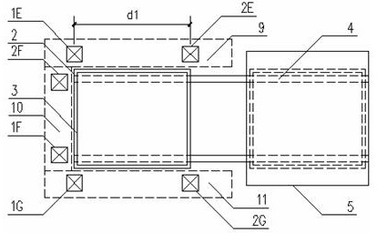 Fabricated building overall upside-down construction system and construction method