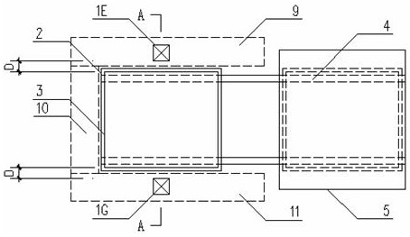 Fabricated building overall upside-down construction system and construction method