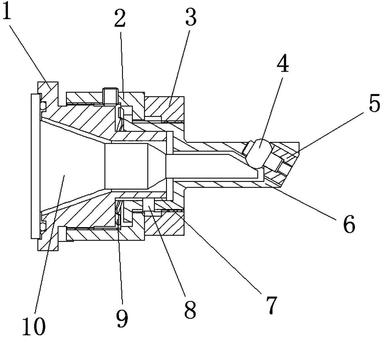 An ultrasonic cutter head for processing small holes and its application