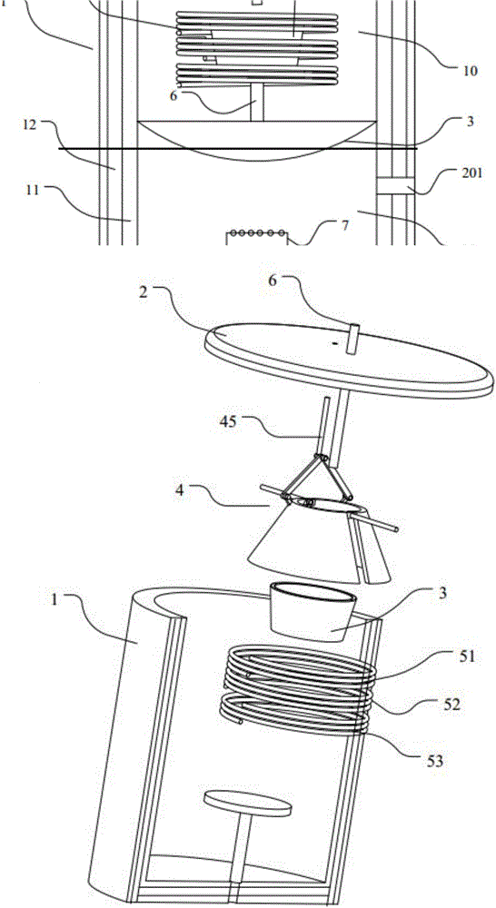 Growth equipment of sapphire crystal