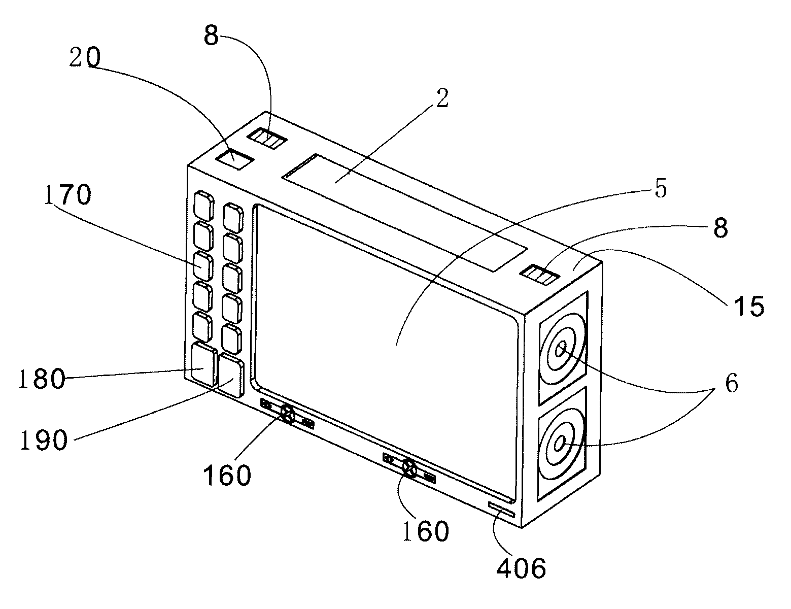 Portable integrative stereoscopic video multimedia device