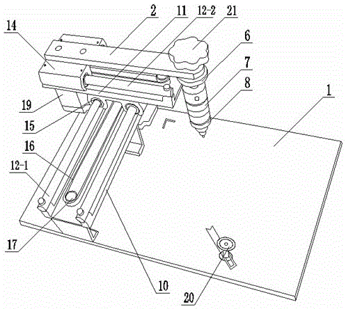 A pneumatic industrial marking machine