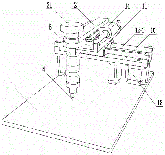 A pneumatic industrial marking machine