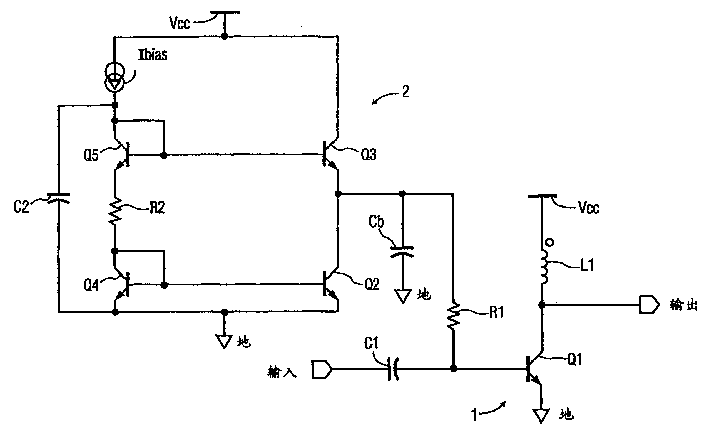 Power amplifier having a cascode current-mirror self-bias boosting circuit