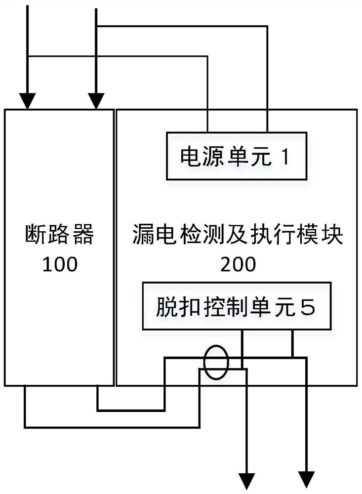 Type b residual current monitoring and action circuit breaker with wireless transmission function