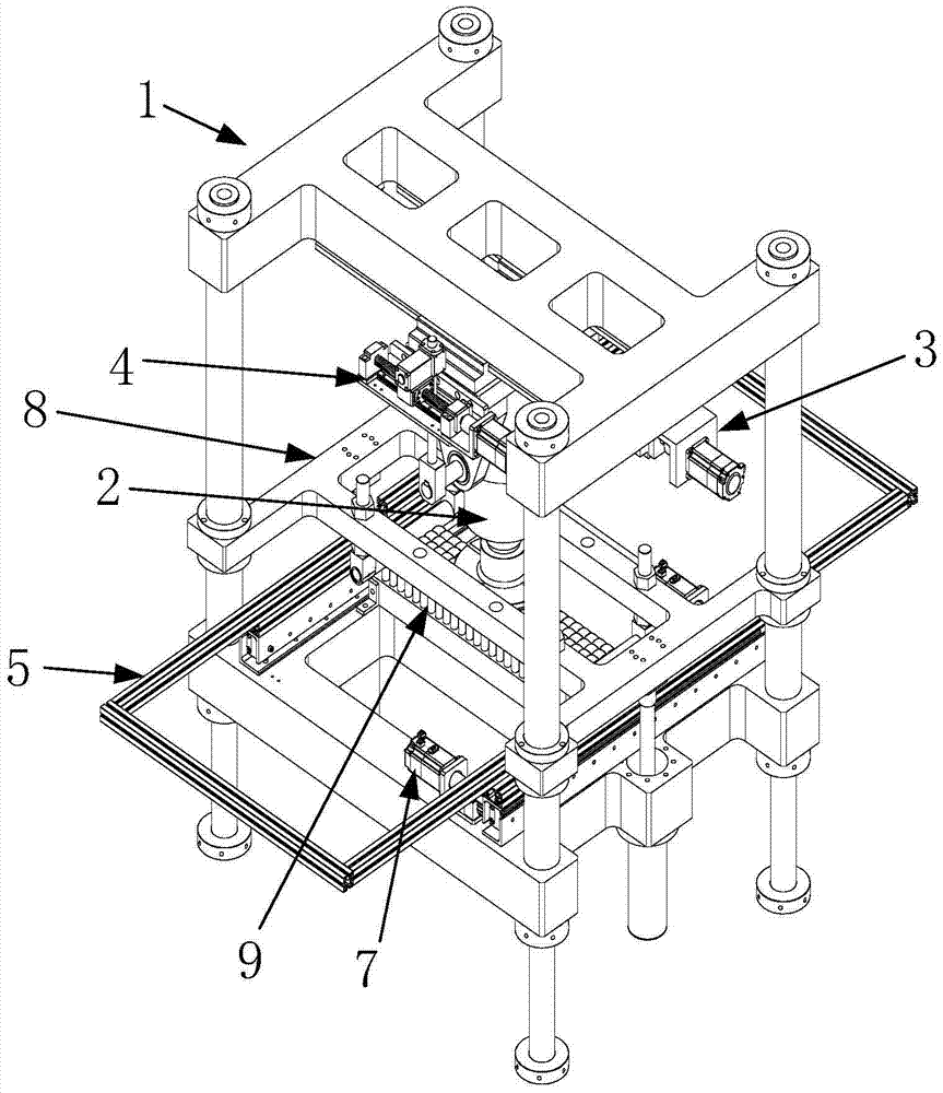 Double-action progressive prestressed plate four-axis pulse electromagnetic shape adjustment and tonality device