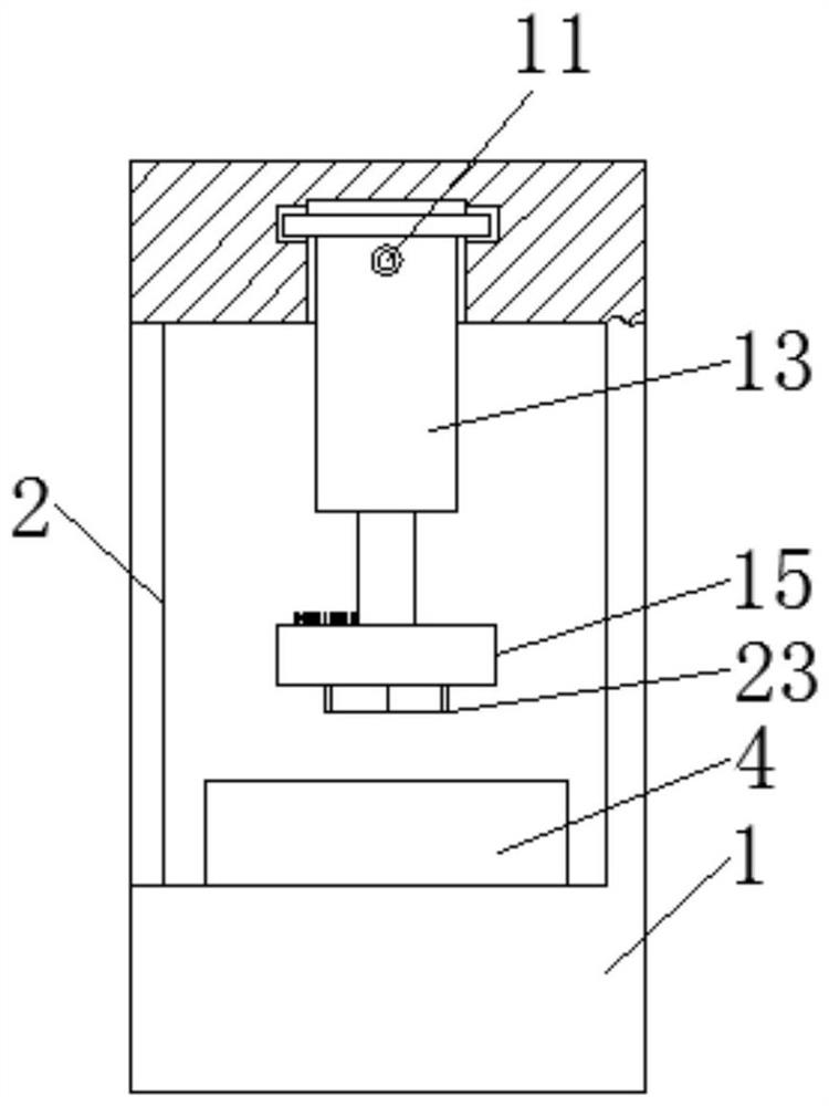 Compression detection device for fabricated building connection structure