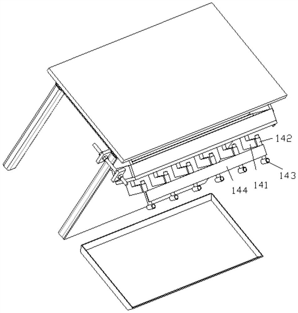 A linear beveling device for structural parts