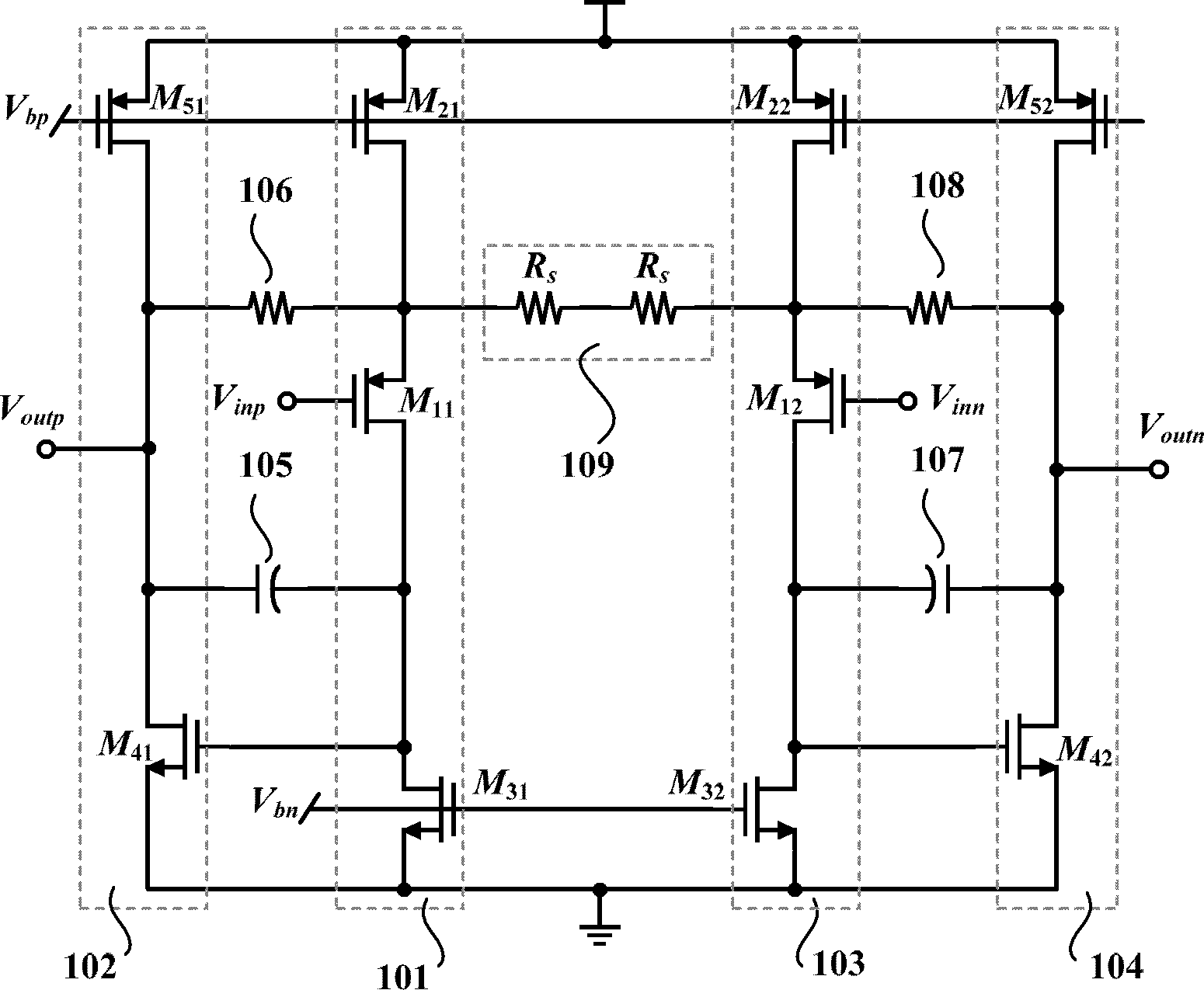 Programmable gain amplification circuit and programmable gain amplifier